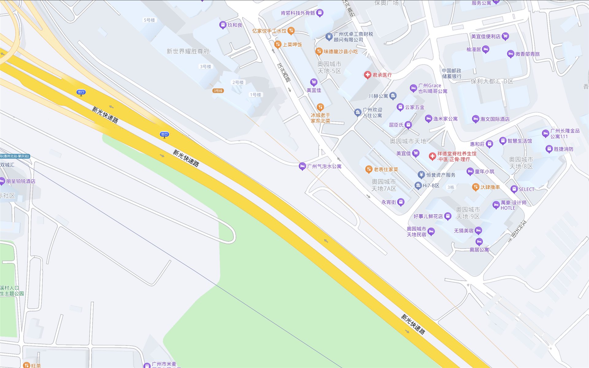 广州市番禺区奥园城市天地9区1栋1-113