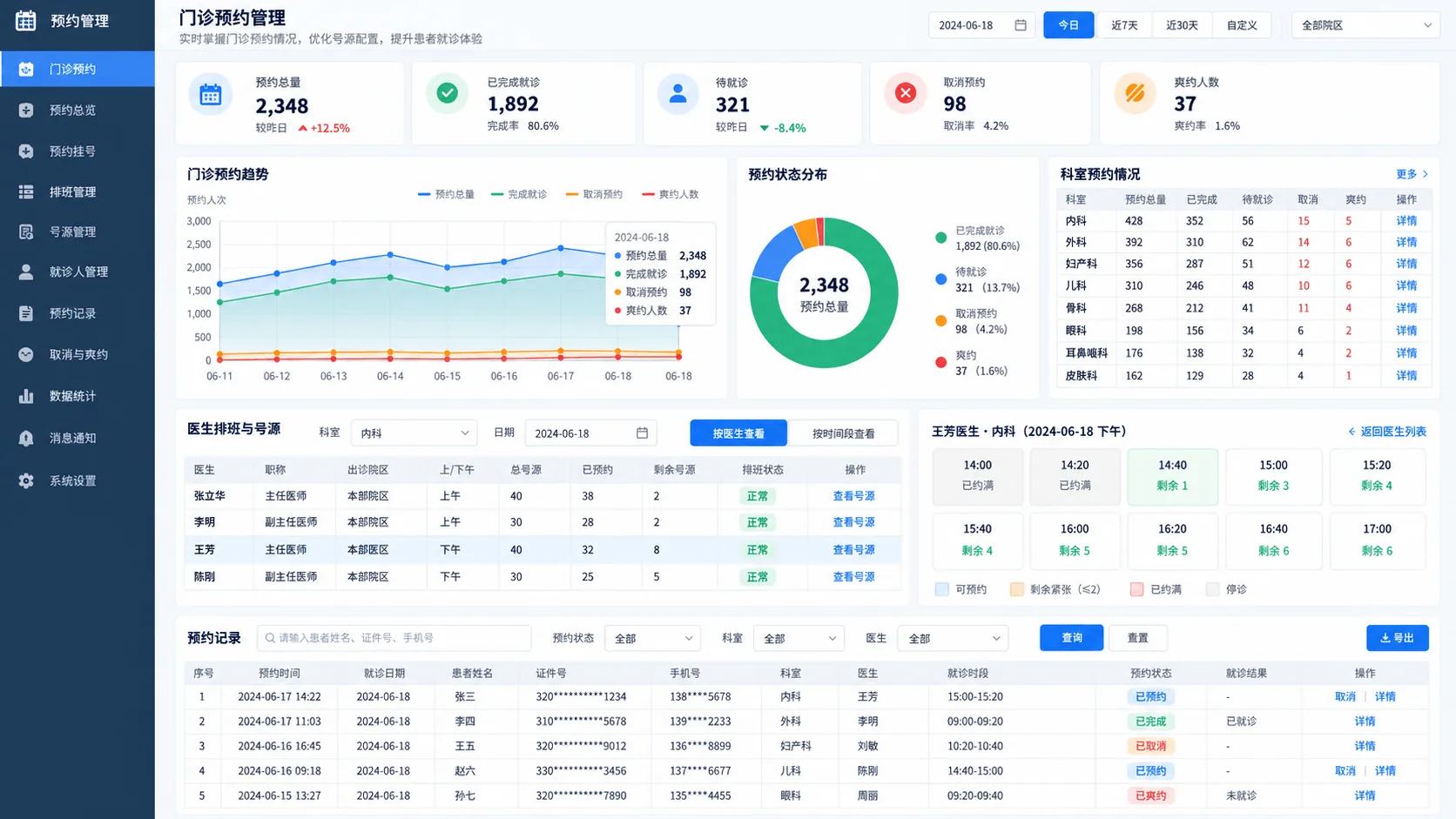 健康服务预约与排班平台｜让客户预约与服务履约顺畅衔接