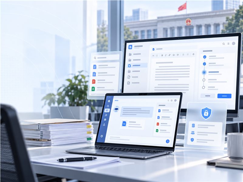 政务问答 AI 助手方案案例视觉