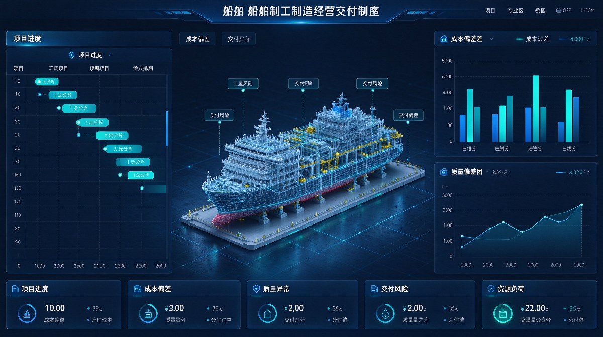 船舶与装备制造数字化转型：从产线协同到经营决策，定制系统如何真正落地见效